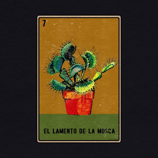 Vintage Mexican Venus FlyTrap Loteria by Kujo Vintage